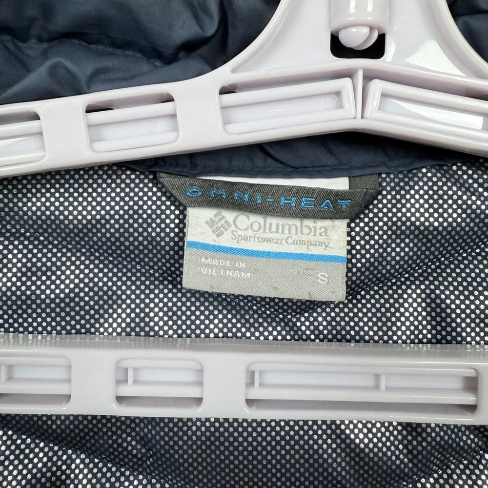 Columbia Titanium Puffer Jacket Omni Heat Insulated Blue Mens Size Small - Picture 7 of 13